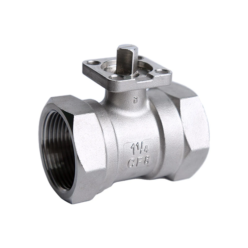 1PC Stainless Steel Direct Mount Ball Valve