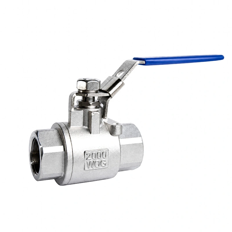 2PC Ball Valve 2000WOG with Locking Device