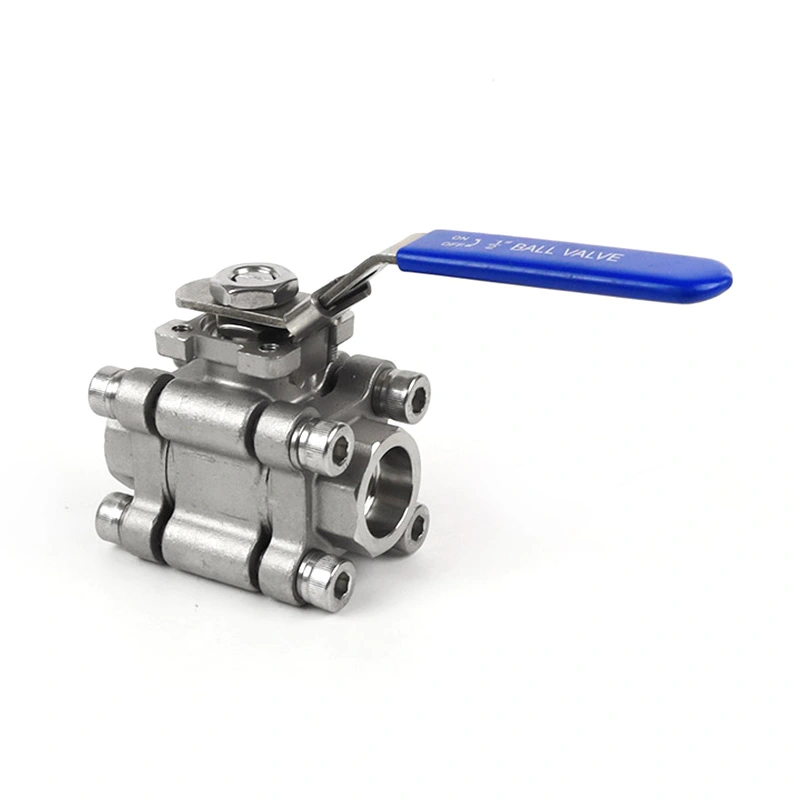 3PC 2000WOG Lockable Ball Valve