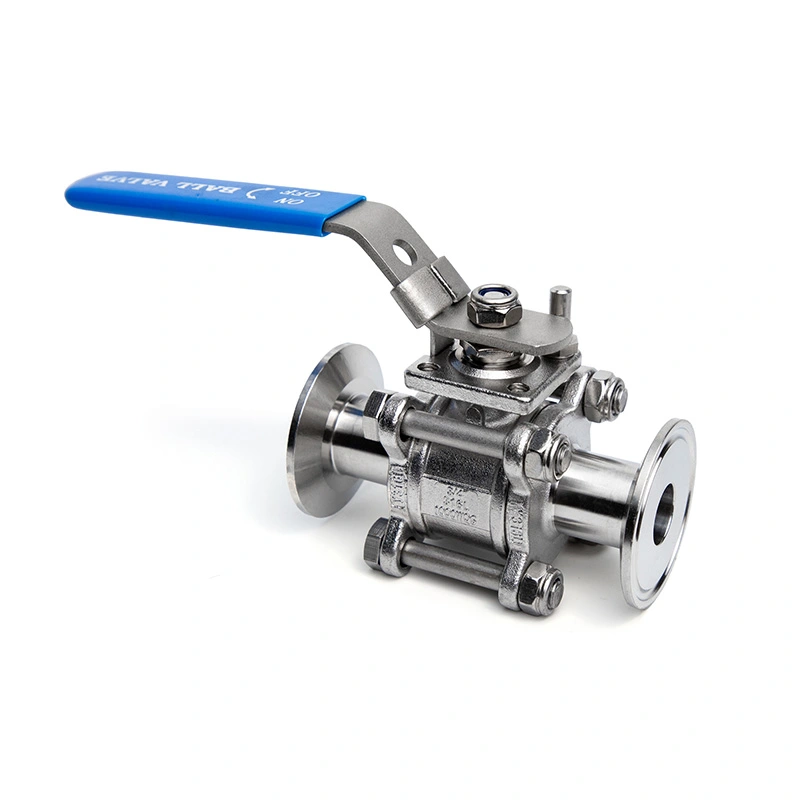 3PC Fully Encapsulated Tri-Clamp Sanitary Ball Valve