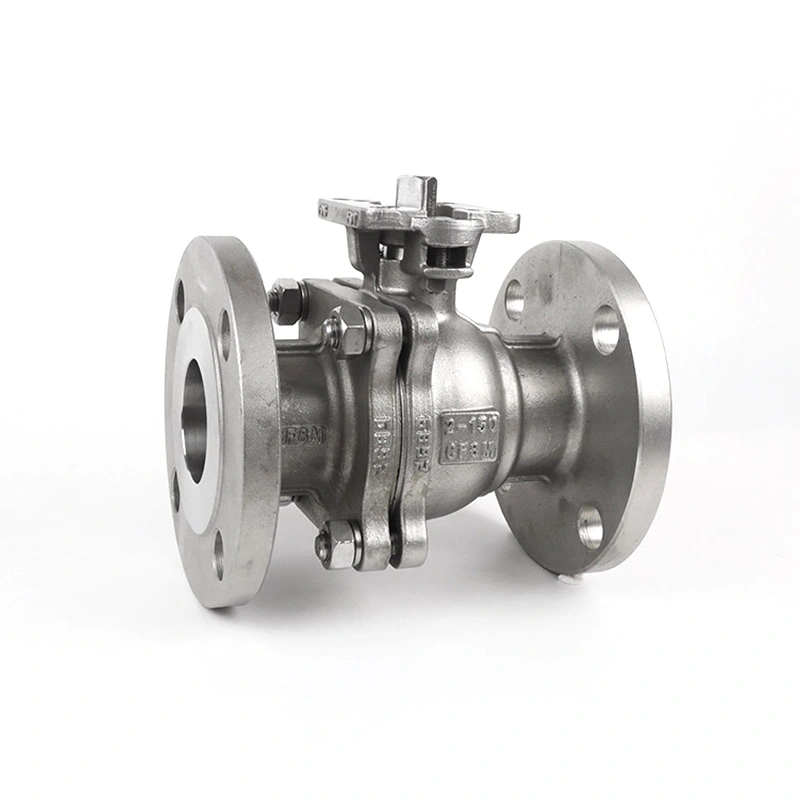 ANSI Class 150 Flanged Ball Valve with ISO 5211 Base for Actuator