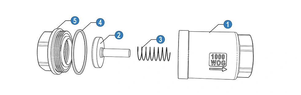 Stainless Steel Spring Vertical Check Valve