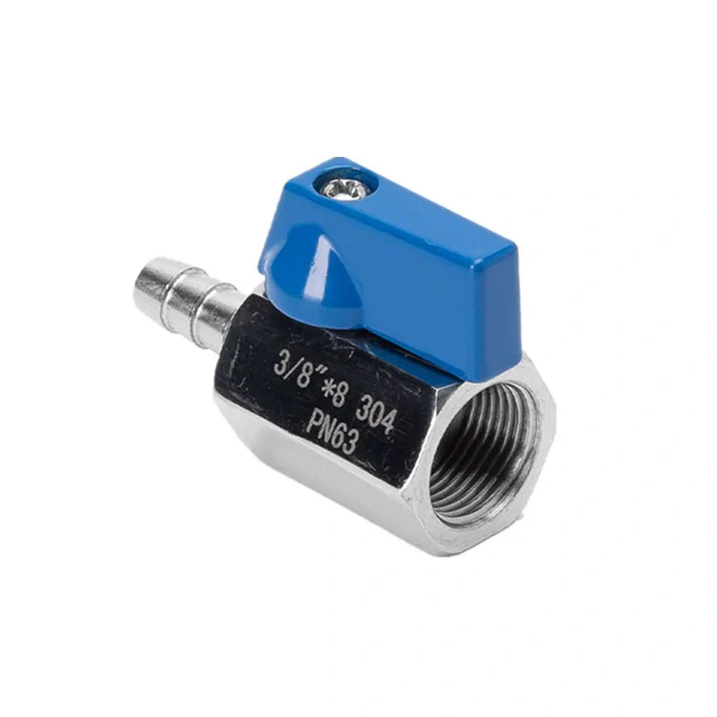 Stainless Steel Threaded Nipple Hose Mini Ball Valve